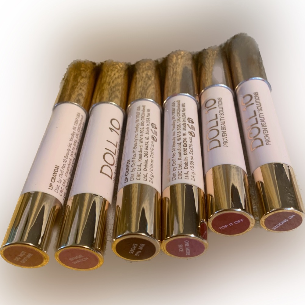 New Lip Crayon By Doll 10 ( Set of 10 )